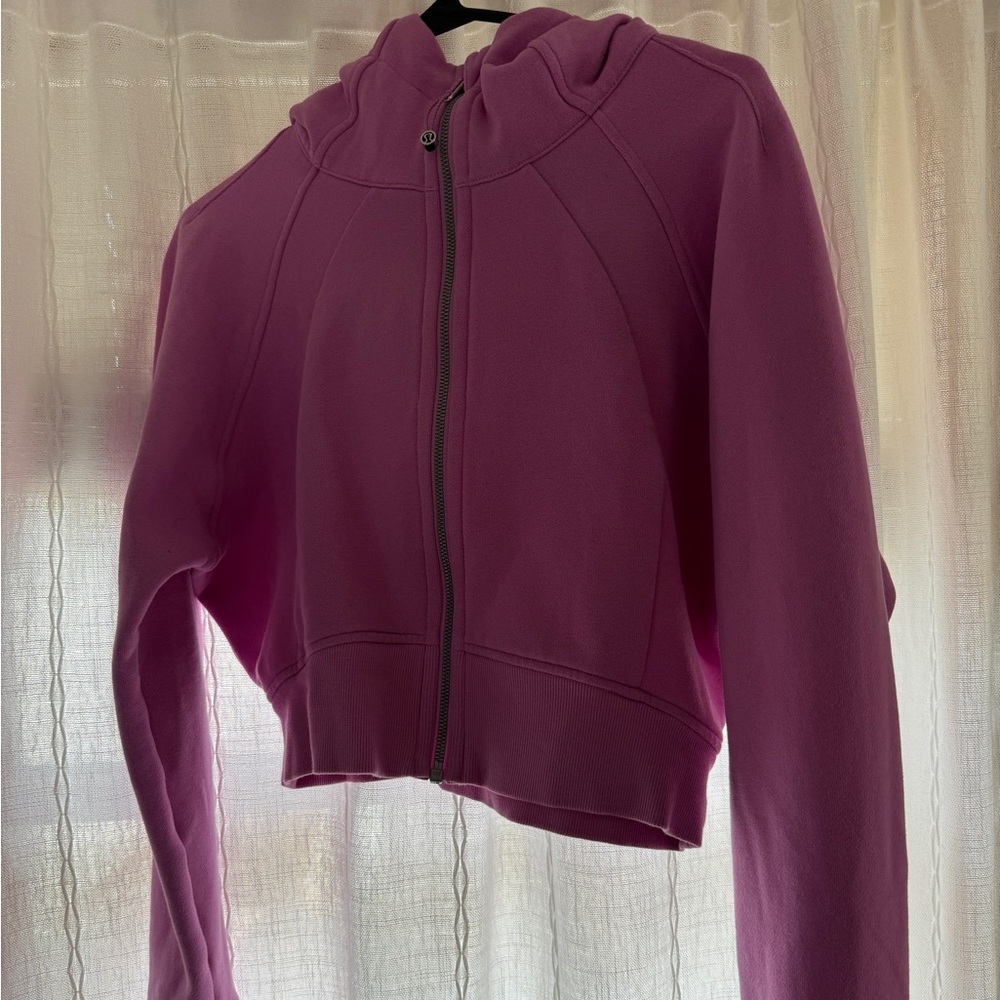 Scuba Full Zip Cropped Hoodie